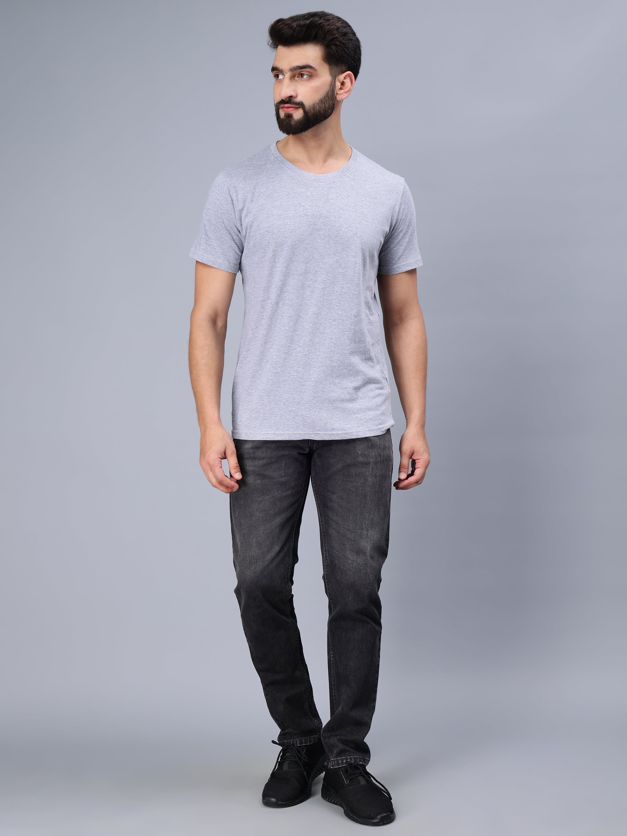 STONE WASH REGULAR FIT JEANS