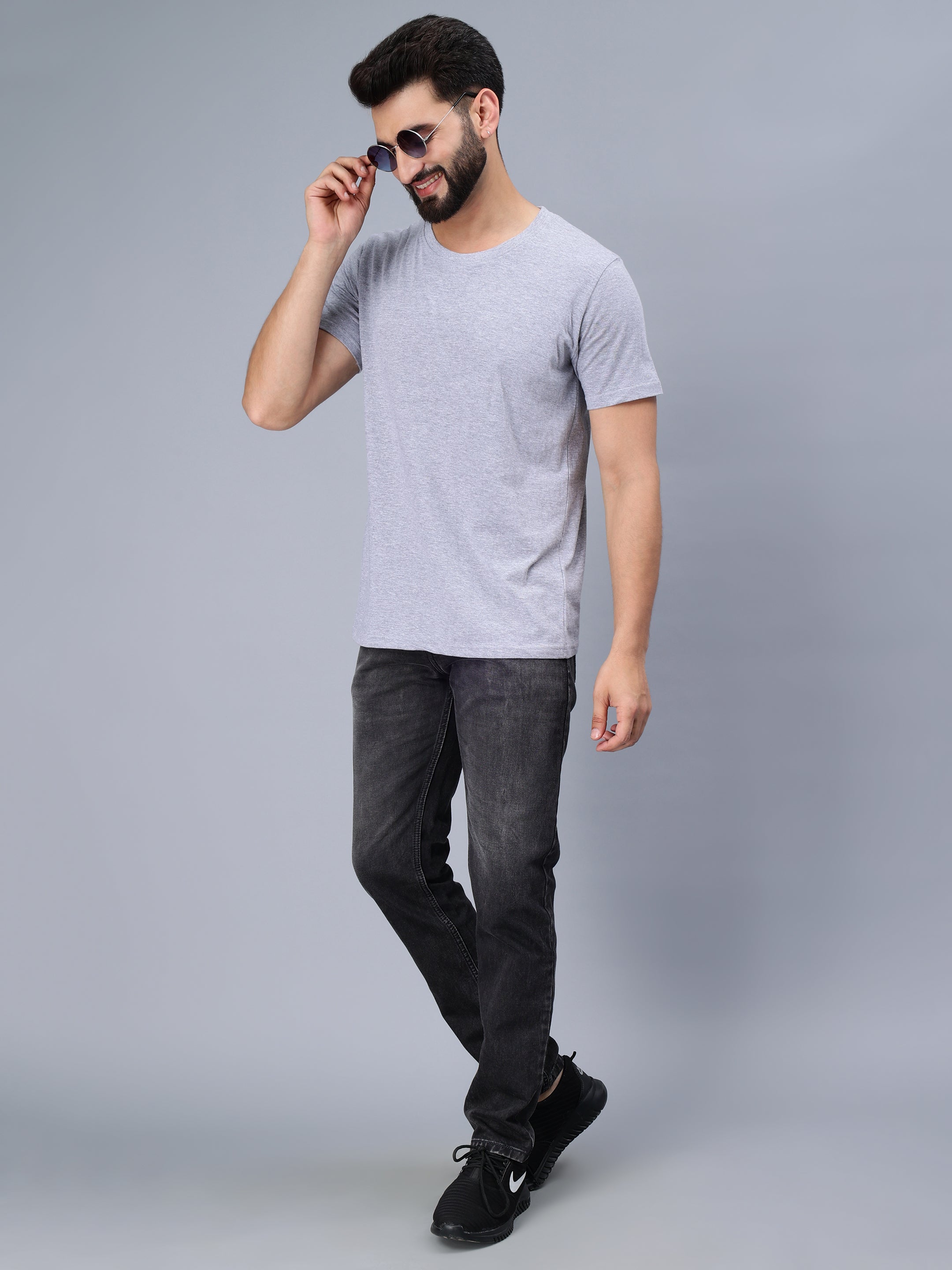 STONE WASH REGULAR FIT JEANS
