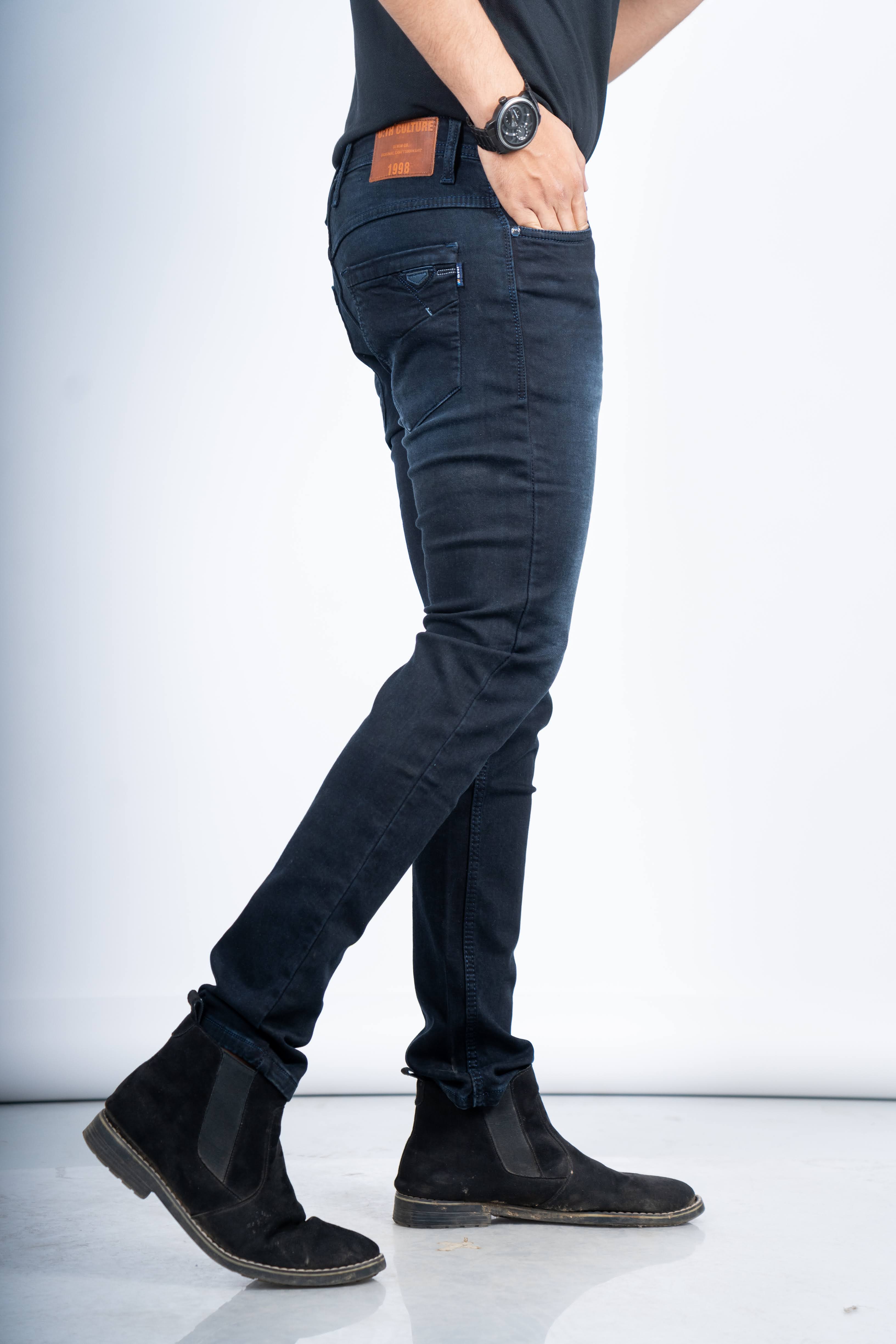 CARBON BLUE SKINNY FIT JEANS