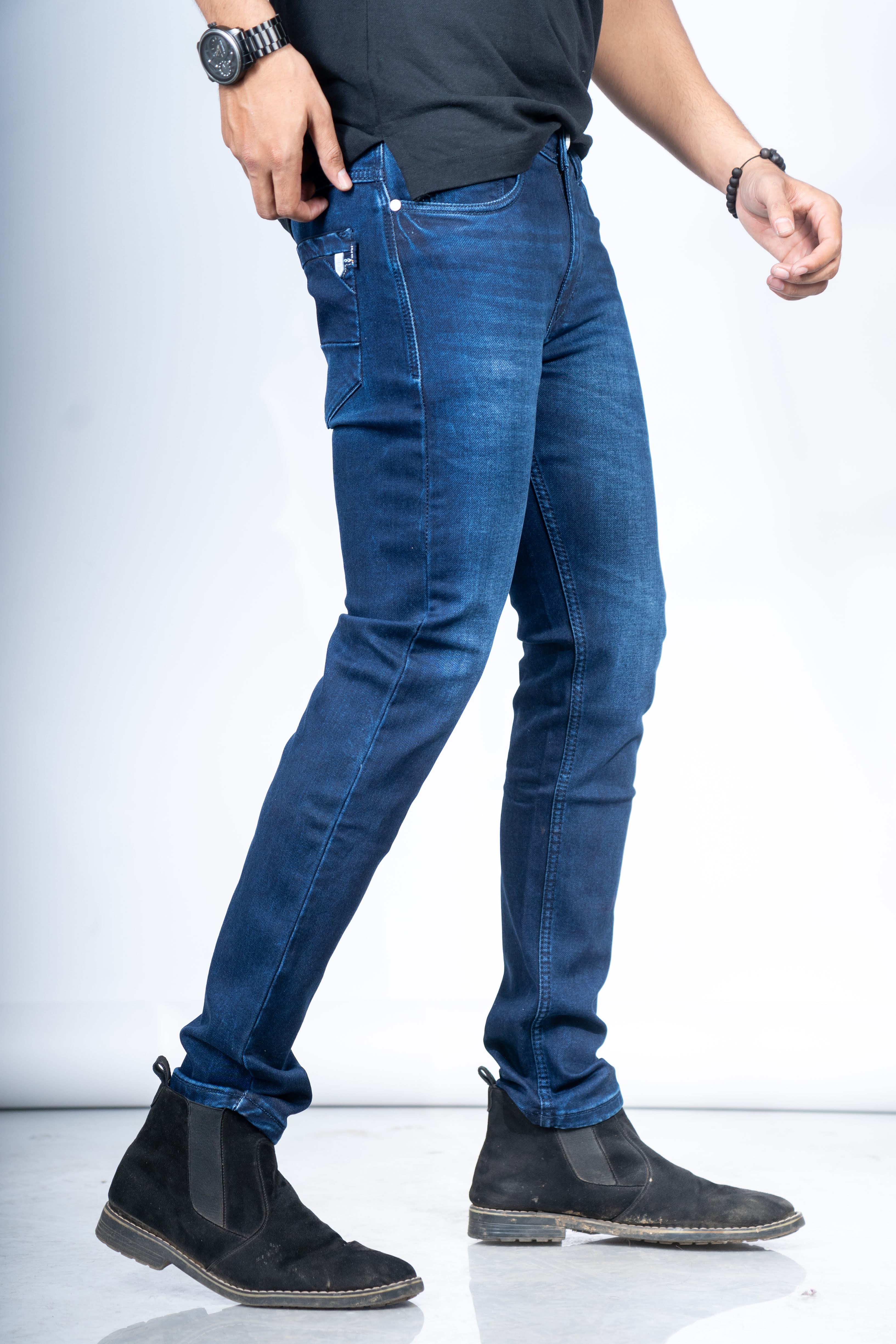 ROYAL BLUE SLIM FIT JEANS