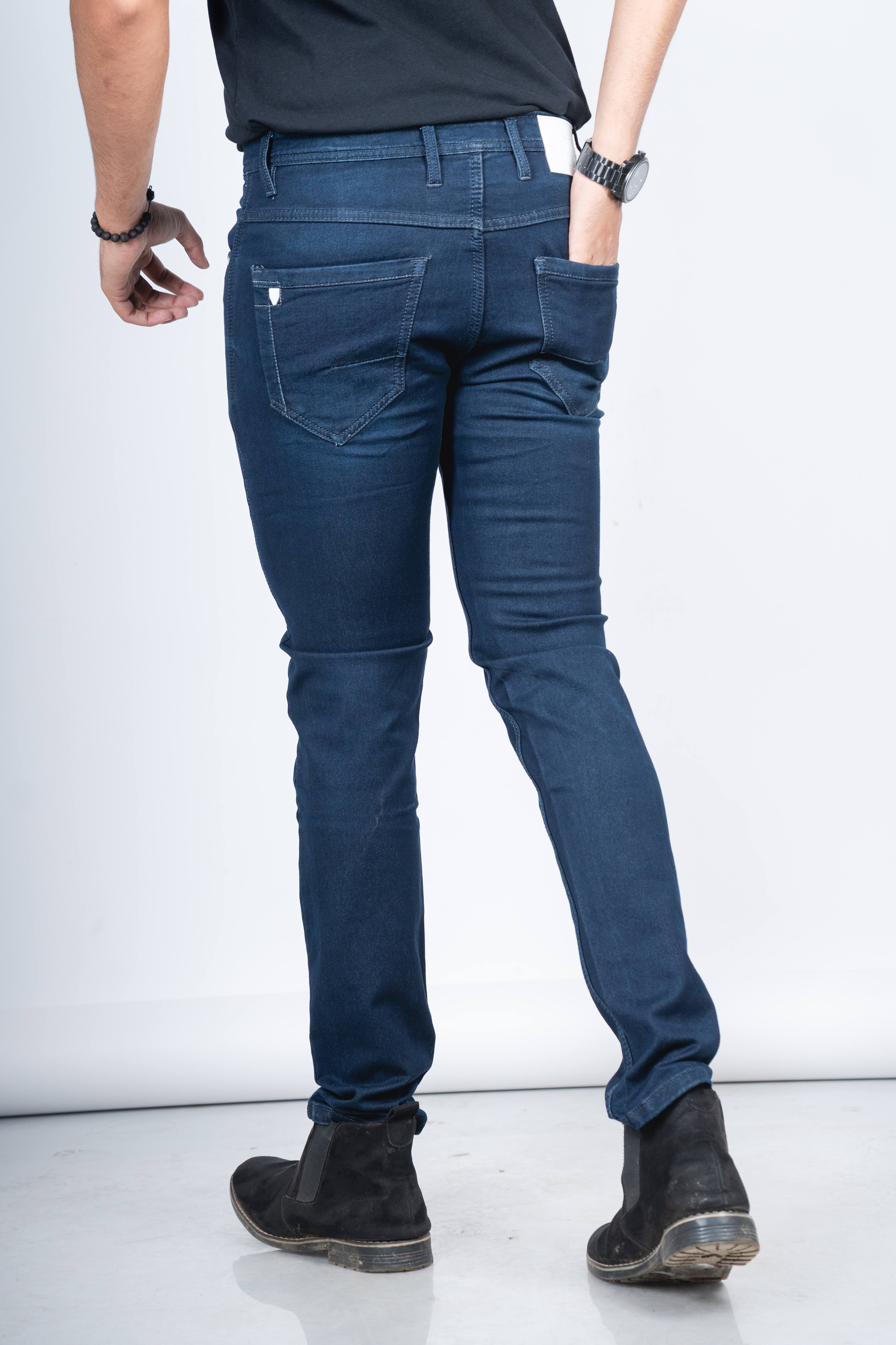 RAW INDIGO SKINNY FIT JEANS