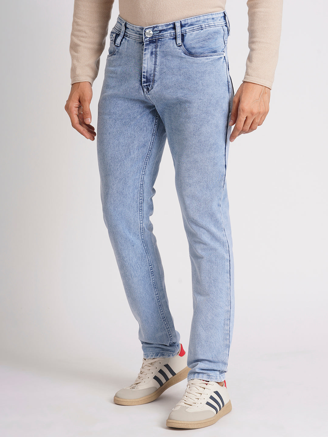 FROSTED BLUE SLIM FIT JEANS