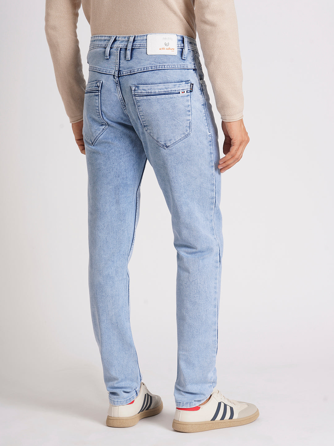 FROSTED BLUE SLIM FIT JEANS