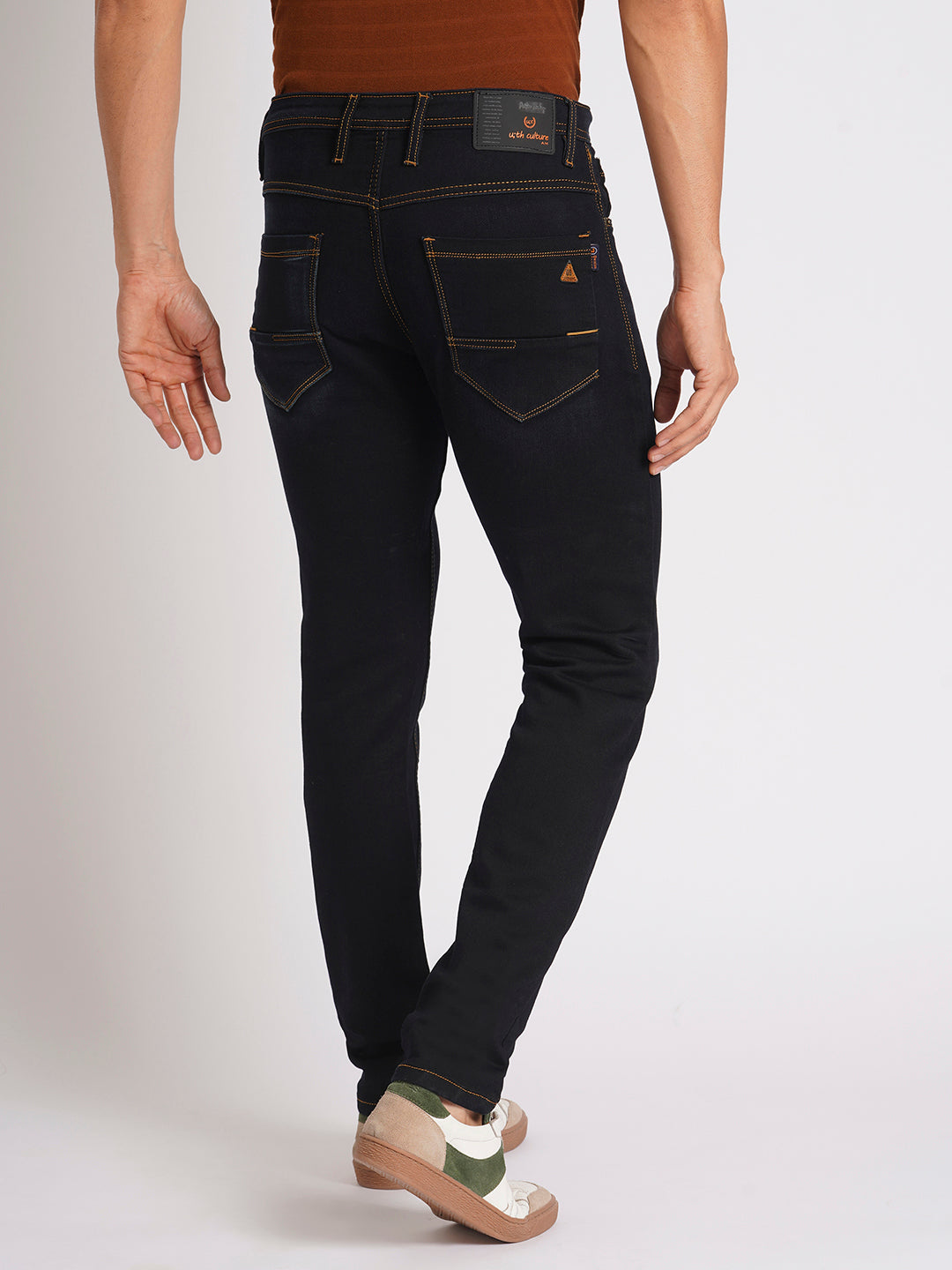 DARK WASH SKINNY FIT JEANS